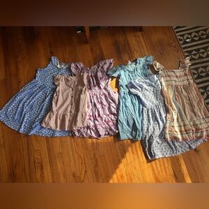 Assorted Floral and Striped Dresses